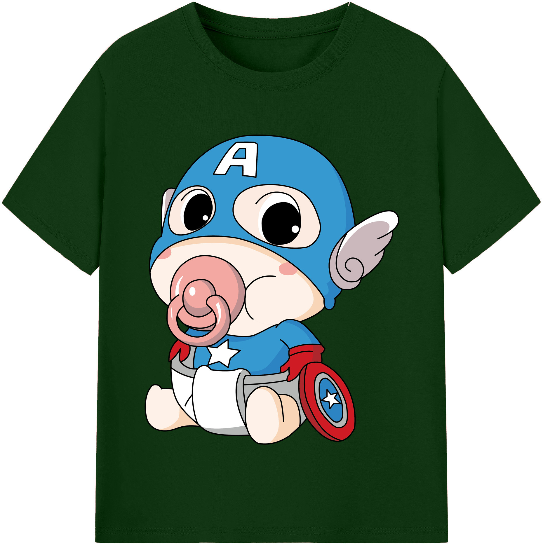 （画像用） アベンジャーズ The Avengers 綿100％半袖Tシャツ（フロントプリント）